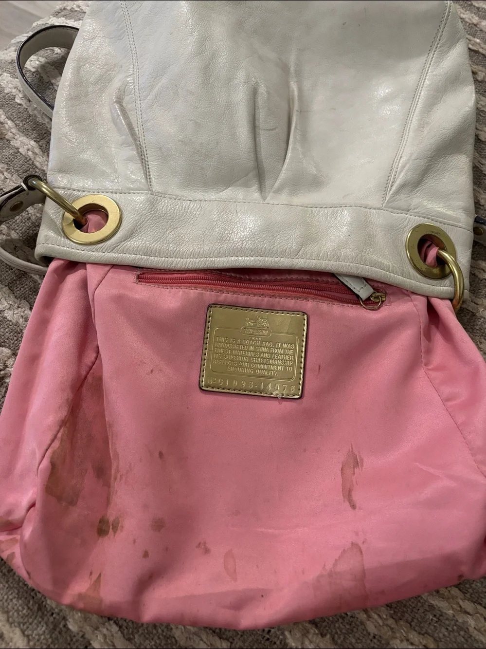 Coach F17605‎ Ashley Leather Crossbody Shoulder Y2K Bag
